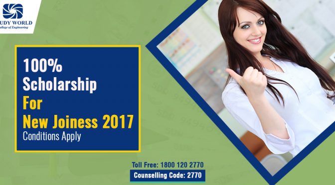 Guaranteed Scholarships | Study World College Of Engineering